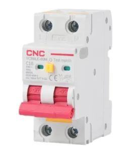 YCB9LE-80M-63A — CNC RCBO AC 2P 63A 100mA